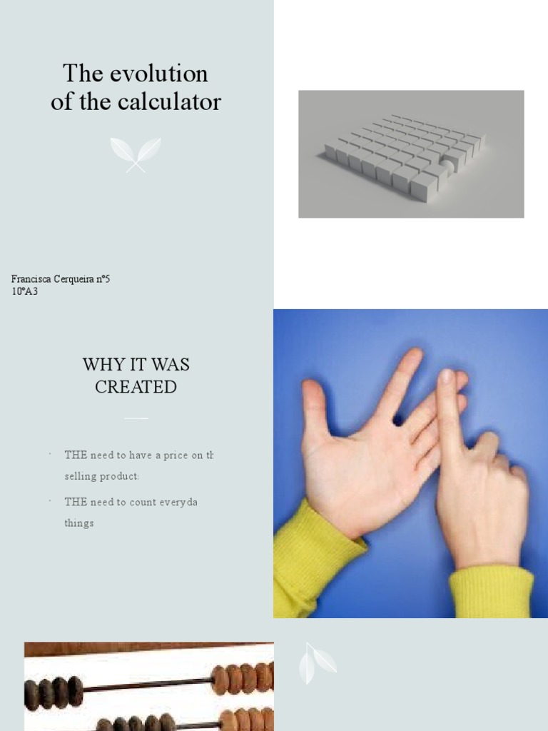 The Evolution of the Calculator PDF