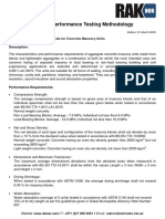 Performance Testing Methodology - Masonry Units