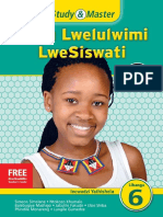 Study Master Luju Lwelulwimi LweSiswati Incwadzi Yathishela Libanga Lesi-6 9781316527832AR