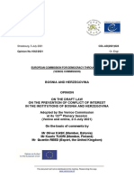 2021 - BiH - Accountability and Prevention of Conflict of Interest