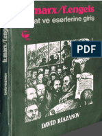 Karl Marx F. Engels Hayat Ve Eserlerine Giriş - David Riazanov