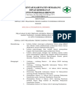 SK Pelayanan Klinis Tentang Kriteria Pemulangan Pasien Puskesmas Bringin