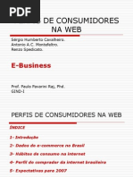 Perfis de ores Na Web