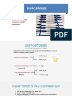 Suppositories: Presented by