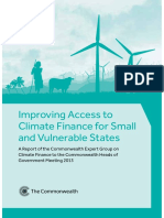 Report of The Commonwealth Expert Group On Climate Finance