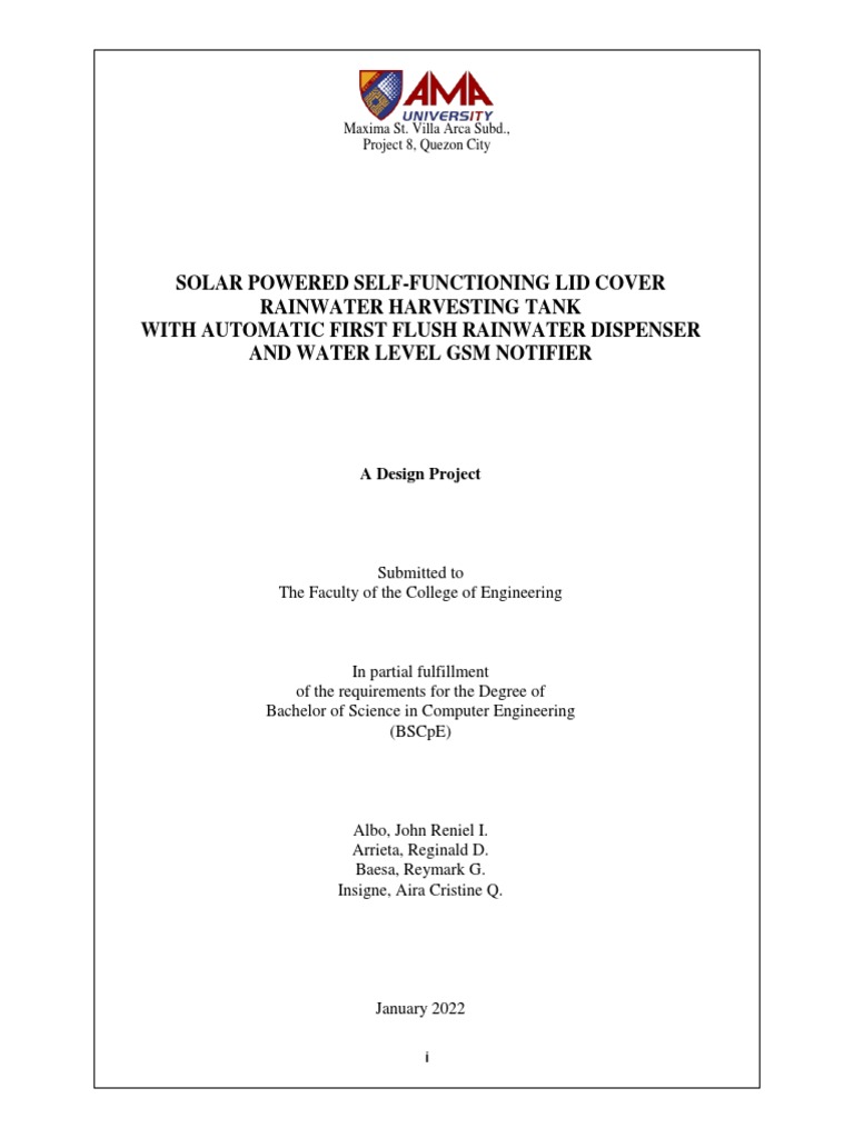 Rainwater Harvesting System Manuscript Recovered Circuit Diagram