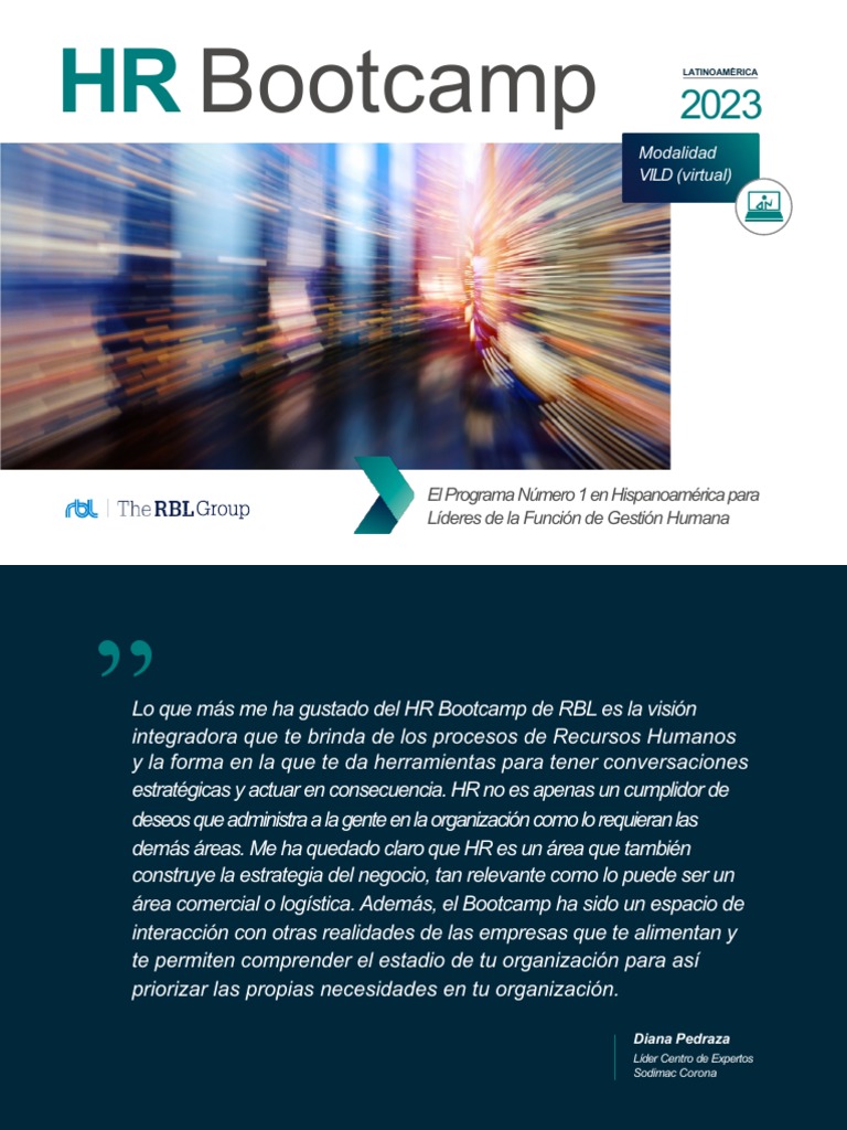 1.0 HR Bootcamp Brochure General2023 VIRTUAL SPA Latam | PDF ...