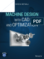 Machine Design With CAD and Optimization by Metwalli, Sayed M.