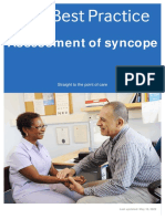 Assessment of Syncope - Best Practice