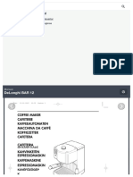 DeLonghi BAR 12 Manual