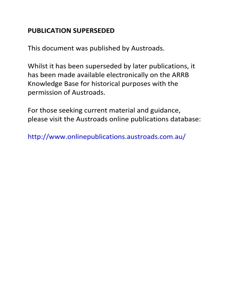 Austroads Guide Traffic Management Part3 AGTM03 09 | PDF | Traffic ...