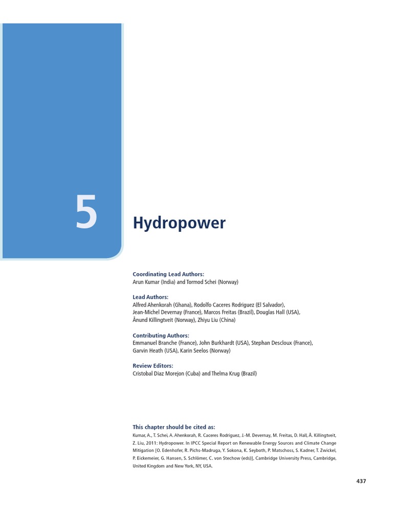 Ipcc13 part 2 0 download free pdf hydroelectricity hydropower