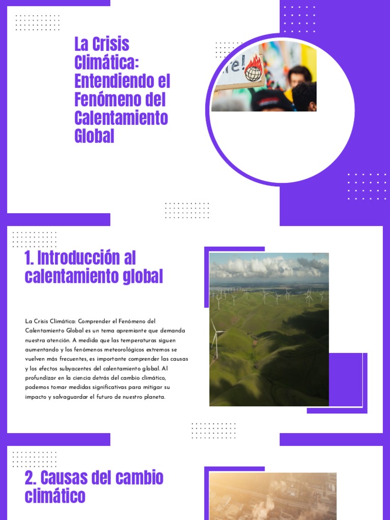 La Crisis Climatica Entendiendo El Fenomeno Del Calentamiento Global ...