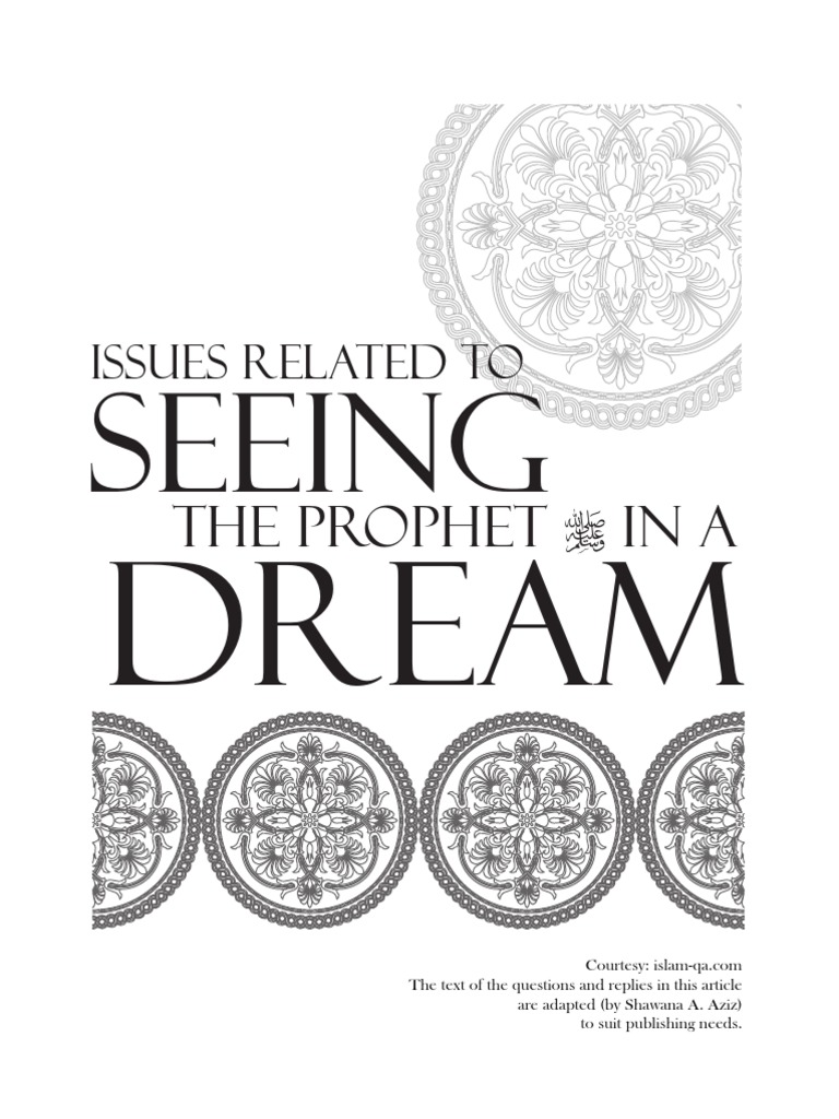 Seeing Prophet Muhammad in Dreams | PDF | Muhammad | Sahabah