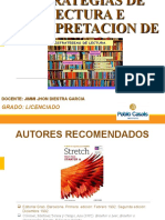 Estrategias de Lectura e Interpretación de Textos