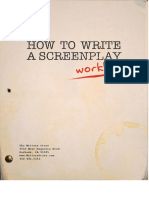 How To Write A Screenplay Workbook Final