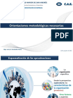 Tema #4.1 - Orientaciones Metodológicas Necesarias