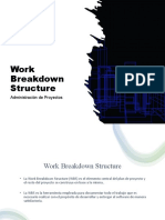 Work Breakdown Structure: Administración de Proyectos