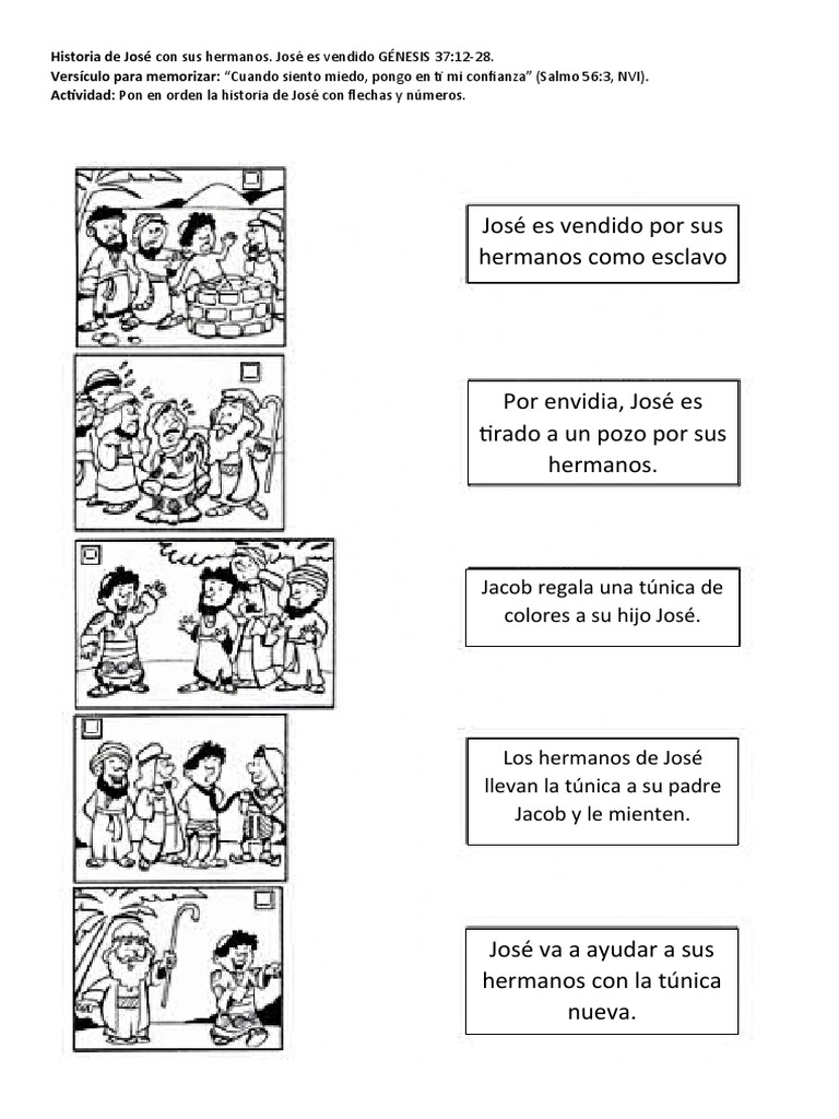 Historia de José Con Sus Hermanos | PDF