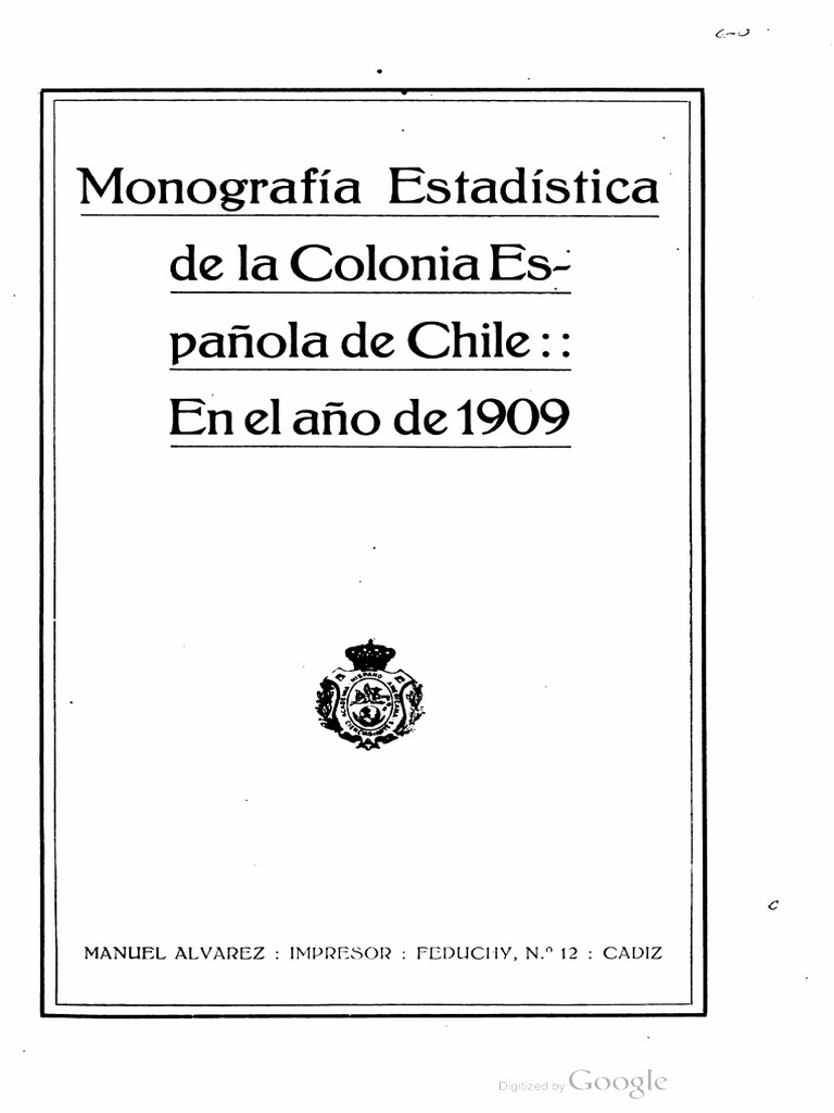 Colonia Española 1909 | PDF