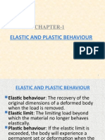 Elastic and Plastic Behaviour
