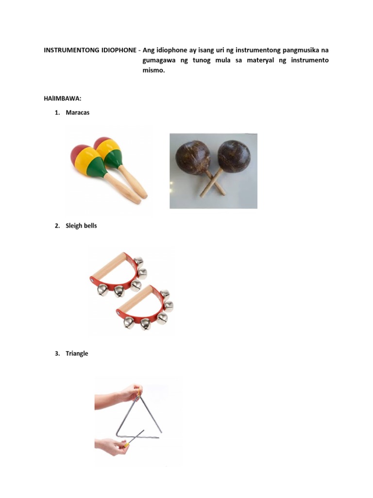 Percussion Instruments PDF
