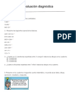 Evaluación Diagnóstica PANURVI