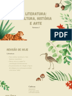 Literatura Cultura, História e Arte