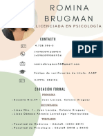 Brugman. Cv