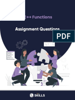 Assignment Questions - Functions PDF