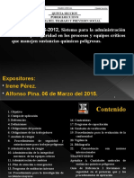 NOM-028-STPS-Sistema para La Administración Del Trabajo-Seguridad en Los Procesos y Equipos Críticos Que Manejen Sustancias Químicas Peligrosas