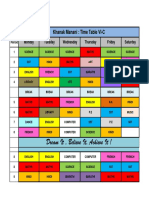 Khanak Time Table VI C