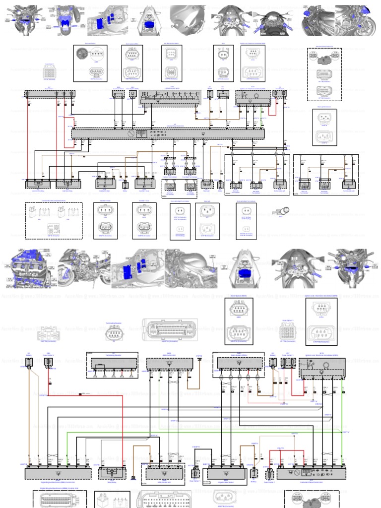 BMW S1000RR 2018 K46Wiring Diagram PDF Vehicles Motor Vehicle