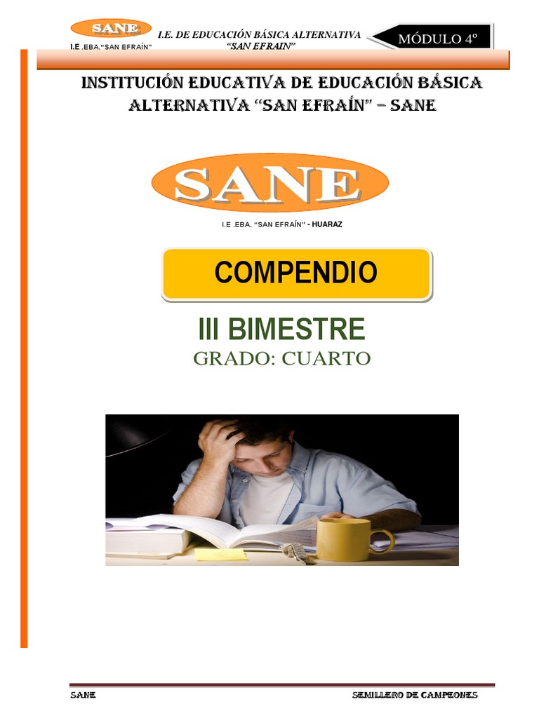 Modulo 4° - 3 Bimestre | PDF | Triángulo | Geometría Elemental