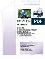 Display Devices and Printers