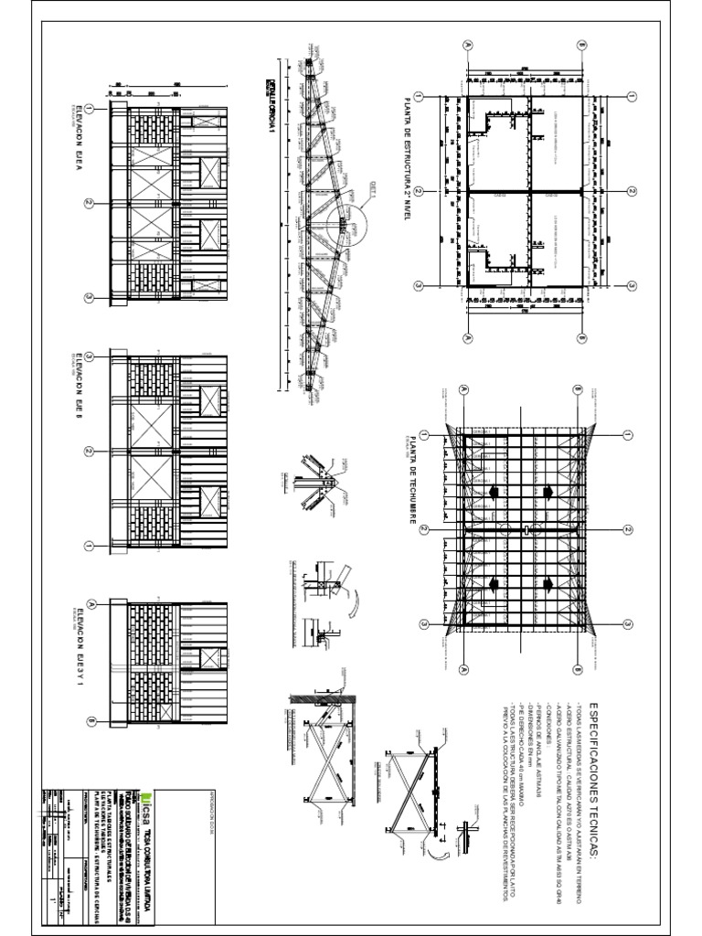 Plano Metalcon PDF Ingeniería estructural Materiales de construcción
