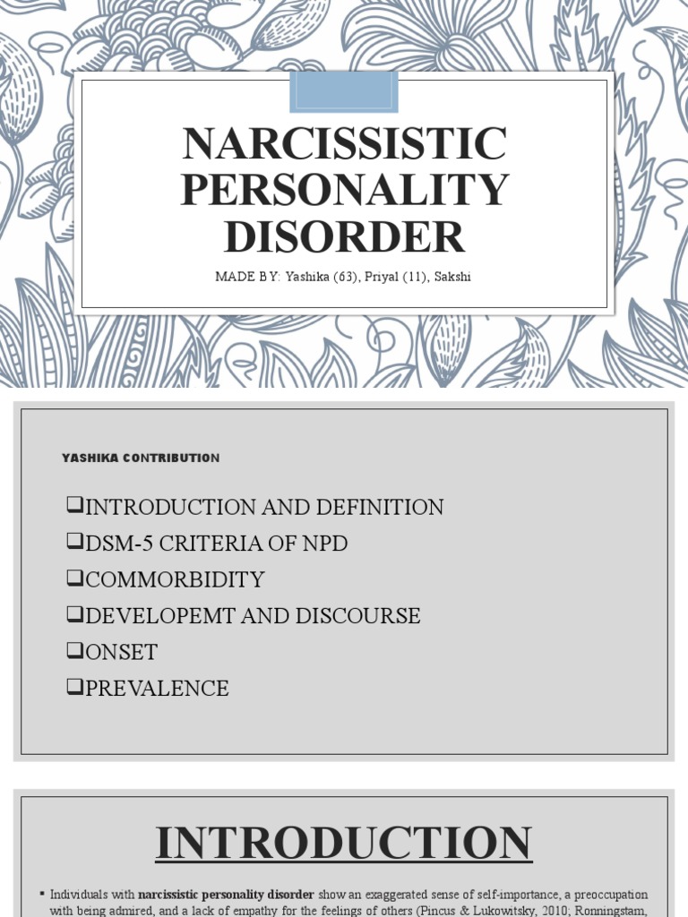 DSM-5 Criteria for Narcissistic Disorder | PDF | Personality Disorder ...