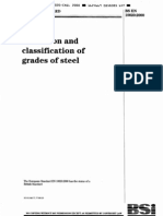 BS en 10020 Definition and Classification of Grades of Steel