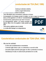 Diapositivas - Características Conductuales Del TDAH