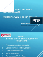 03 Sesión Tipos de Estudio Epidemiológico y Causalidad