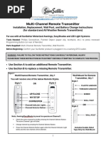 Dooya Remote Control Programming Guide | PDF | Wireless | Computing