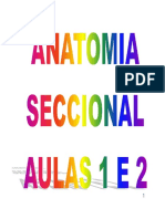 (Aulas 1 e 2) - Anatomia Seccional