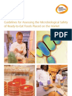 Guideline For Assessing Micro Safety of Rte Food