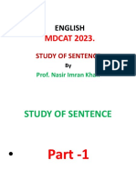 Study of Sentence P-1 Updated 2023