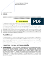 BACTÉRIAS - TIPOS DE DOENÇAS CAUSADAS POR BACTÉRIAS - 2º ANOS BIOLOGIA