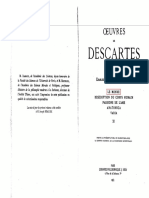 Descartes. Le Monde (AT XI)