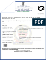 Inayat Chhabra Birth Certificate