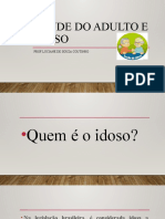 Saude Do Adulto e Idoso Aula Dia 12 de Junho