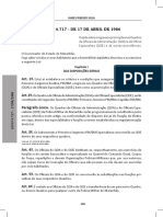 LEI #4.717 - DE 17 DE ABRIL DE 1986 Dispõe Sobre o Ingresso e Promoções Nos Quadros QOA QOE