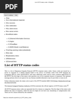 List of HTTP Status Codes - Wikipedia